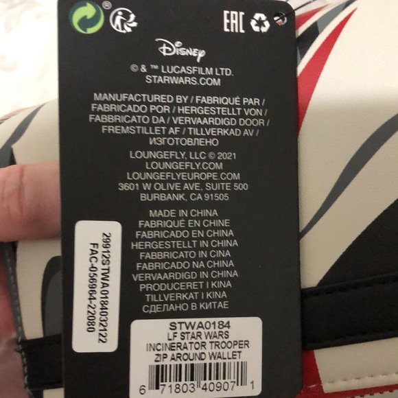 Star Wars Bundle Long Zip Around Wallet by Loungefly & StormTrooper Cap & BP. - Picture 11 of 17